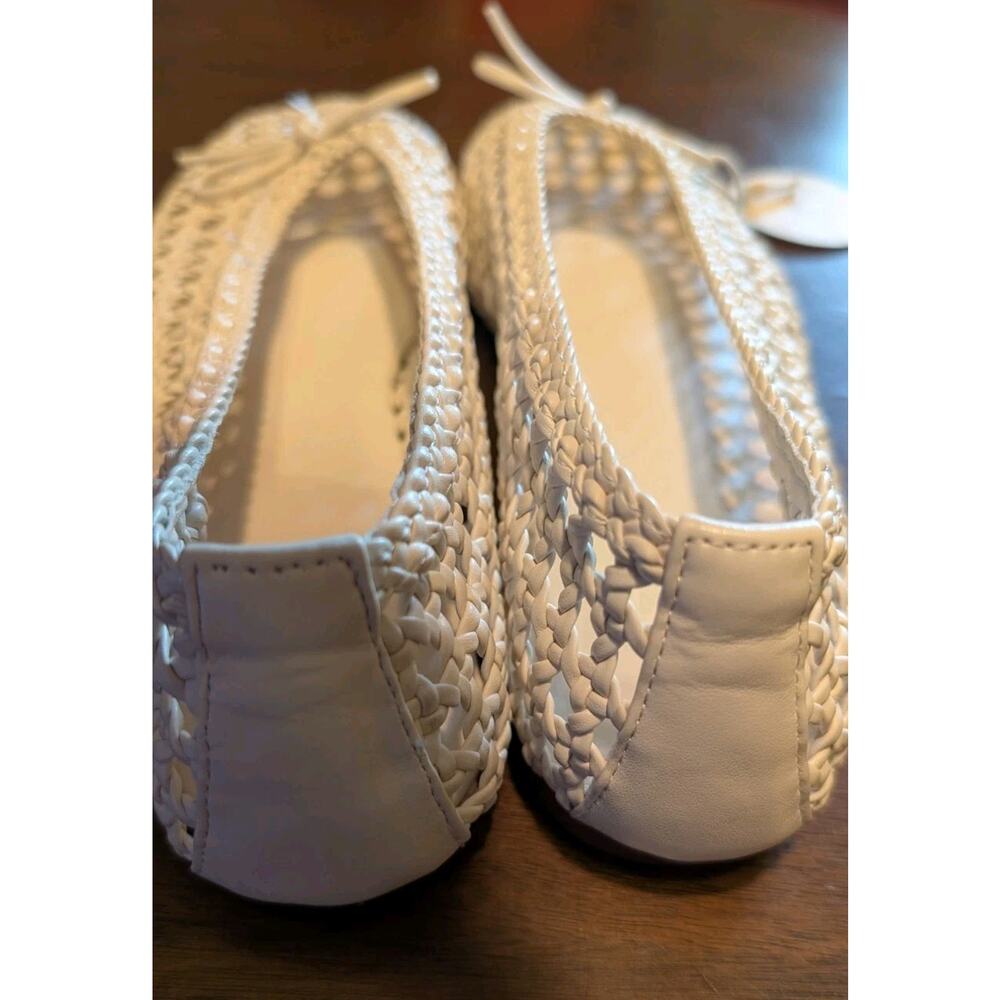 NEW Camila Coelho Woven Square Toe Ballet Flats. Size 8.5 NWT - Picture 4 of 4